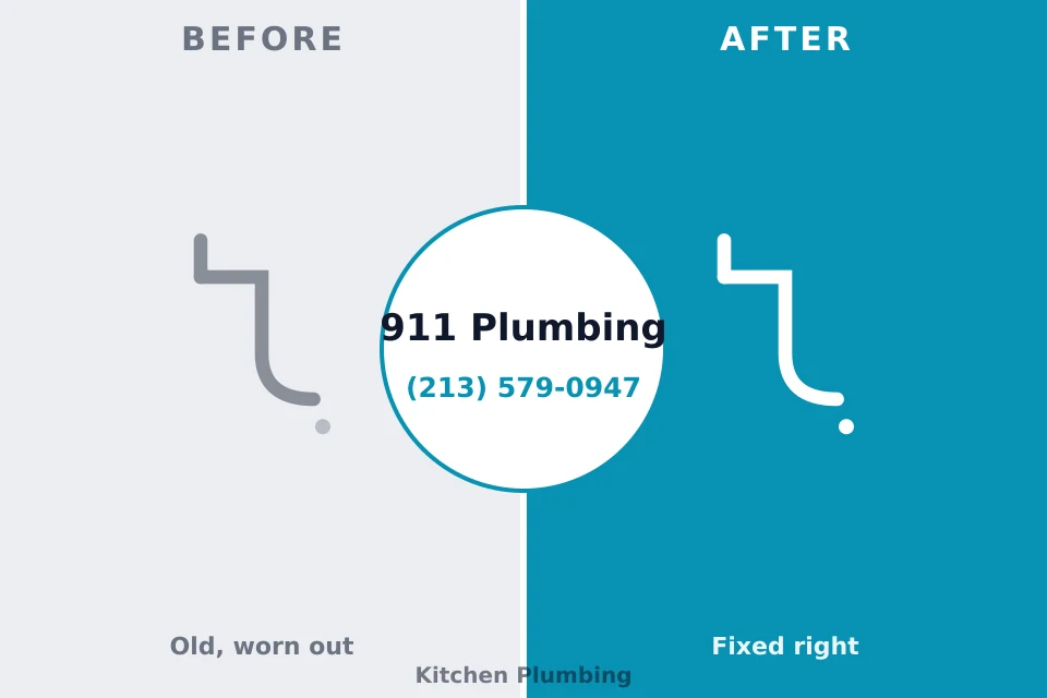 Before and after: plumbing repair Jersey Village, TX